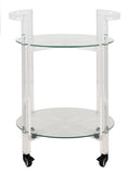 Jules 2 Tier Acrylic Bar Cart