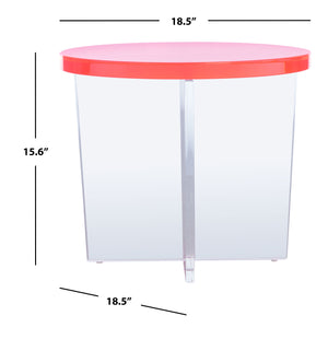 Edwards Acrylic Accent Table