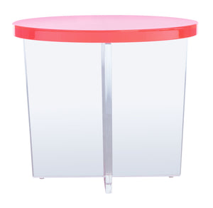 Edwards Acrylic Accent Table