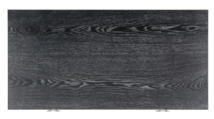 Safavieh Odalis Lacquer Chest Of Drawers Black Cerused Oak Metal / Wood SFV3523C