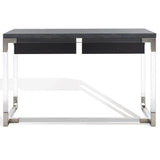 Safavieh Dariela Acrylic Desk Black Cerused Oak SFV3535C