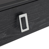 Safavieh Dariela Acrylic Desk Black Cerused Oak SFV3535C