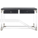 Safavieh Dariela Acrylic Desk Black Cerused Oak SFV3535C