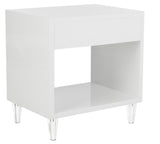 Arcelia Acrylic Eglomise Side Table