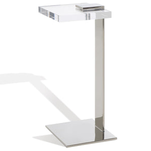 Safavieh Mars Acrylic Drink Table Clear / Silver SFV3563D