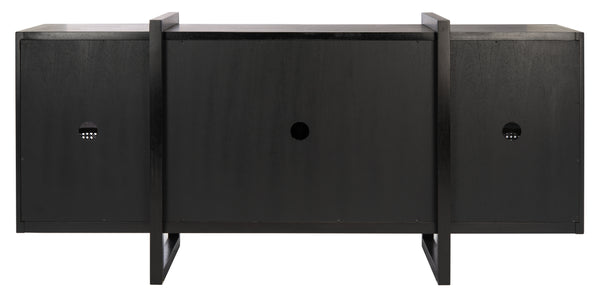 Safavieh Cordelia Rattan Sideboard in Black SFV4108A