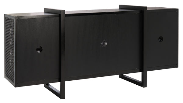 Safavieh Cordelia Rattan Sideboard in Black SFV4108A