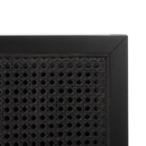 Safavieh Cordelia Rattan Sideboard in Black SFV4108A