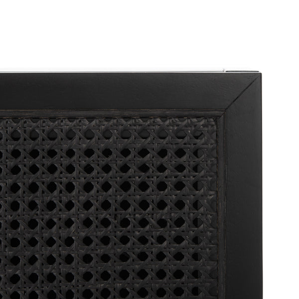 Safavieh Cordelia Rattan Sideboard in Black SFV4108A