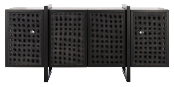 Safavieh Cordelia Rattan Sideboard in Black SFV4108A