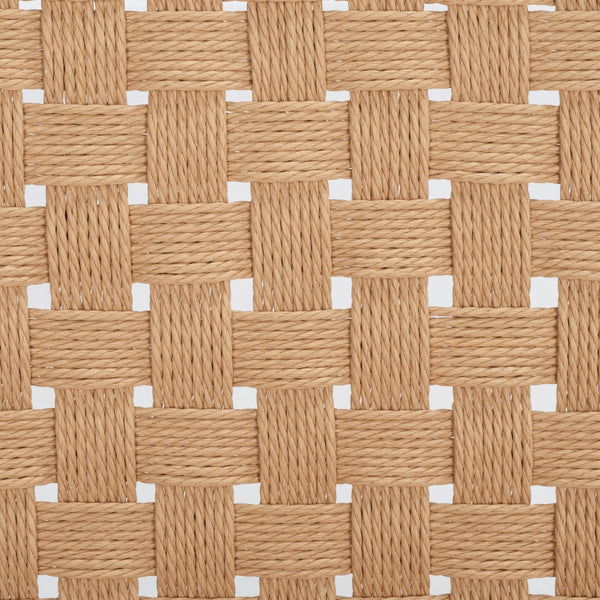 Safavieh Susanne Woven Dining Chair -Set Of 2 Black / Natural Wood / Woven Paper SFV4121A-SET2