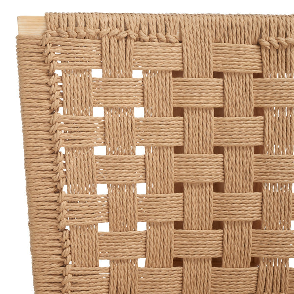 Safavieh Susanne Woven Dining Chair -Set Of 2 Natural Wood / Woven Paper SFV4121B-SET2