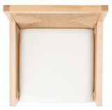 Safavieh Emilio Woven Accent Chair Natural Wood / Woven Paper / Fabric / Foam SFV4124B