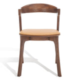 Safavieh Brylie Wood And Leather Dining ChairSFV4126B-SET2