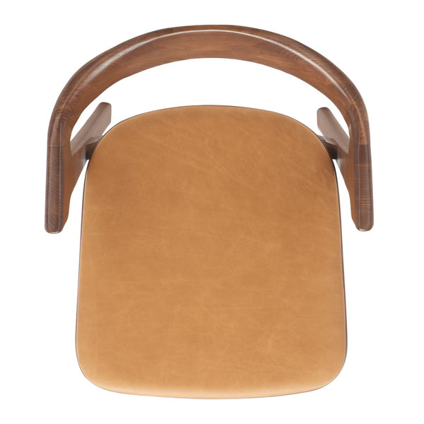 Safavieh Brylie Wood And Leather Dining ChairSFV4126B-SET2