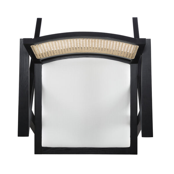 Krystine Rattan Back Accent Chair