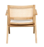 Krystine Rattan Back Accent Chair