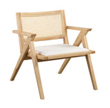 Krystine Rattan Back Accent Chair