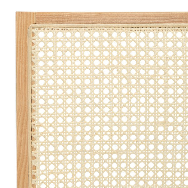 Colette Rattan Counter Stool - Stylish Ash Wood Design with Padded Cushion for Elegant Dining Spaces