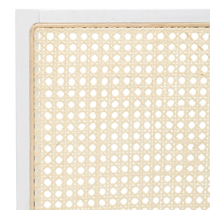 Colette Rattan Counter Stool - Stylish Ash Wood Design with Padded Cushion for Elegant Dining Spaces