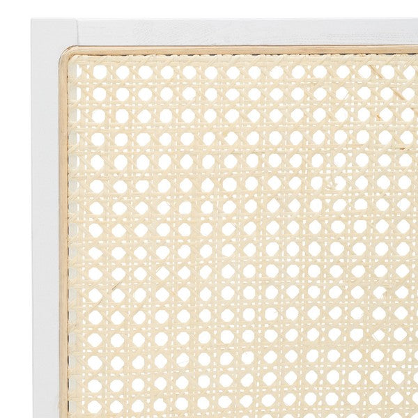 Colette Rattan Counter Stool - Stylish Ash Wood Design with Padded Cushion for Elegant Dining Spaces