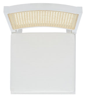 Colette Rattan Counter Stool - Stylish Ash Wood Design with Padded Cushion for Elegant Dining Spaces