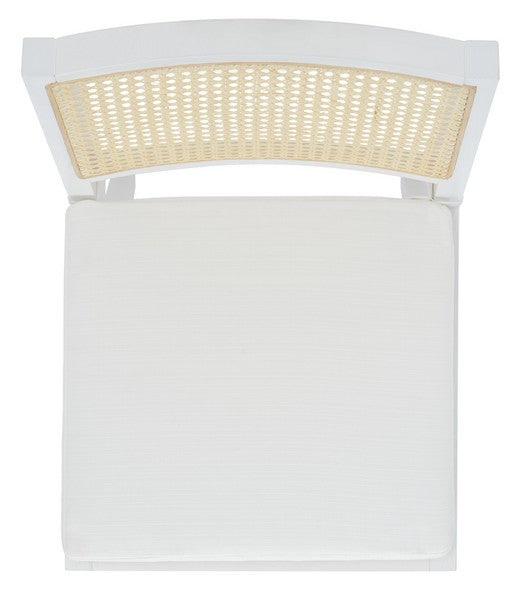 Colette Rattan Counter Stool - Stylish Ash Wood Design with Padded Cushion for Elegant Dining Spaces