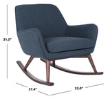 Mack Mid-Century Rocking Chair - Stylish Comfort with Retro Design for Modern Living Spaces