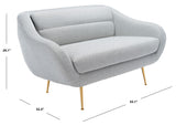 Safavieh Belladonna Mid Century Loveseat SFV4525A