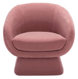 Kiana Modern Accent Chair Dusty Rose Wood / Fabric / Foam  SFV4527A