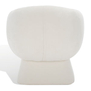 Kiana Modern Accent Chair - Elegant Tub Design with Angled Base for Chic Sophistication in Any Space