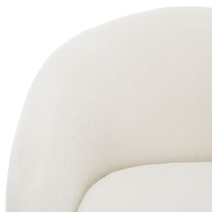 Kiana Modern Accent Chair - Elegant Tub Design with Angled Base for Chic Sophistication in Any Space
