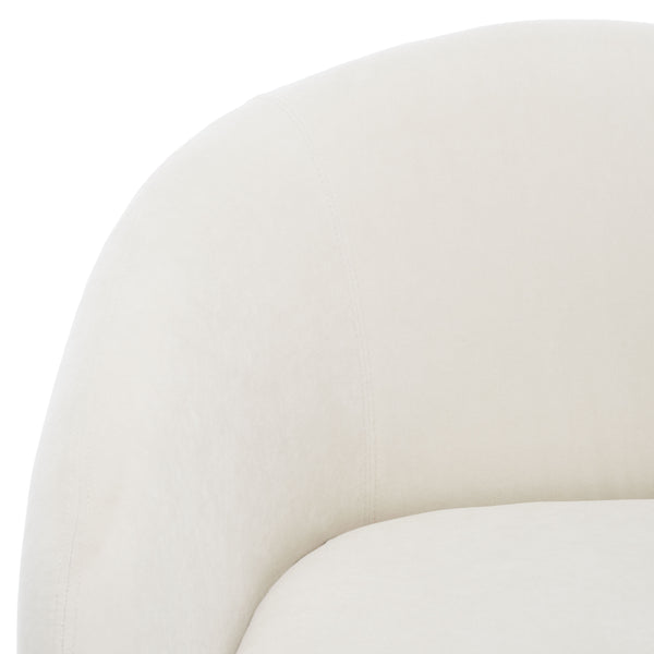 Kiana Modern Accent Chair - Elegant Tub Design with Angled Base for Chic Sophistication in Any Space