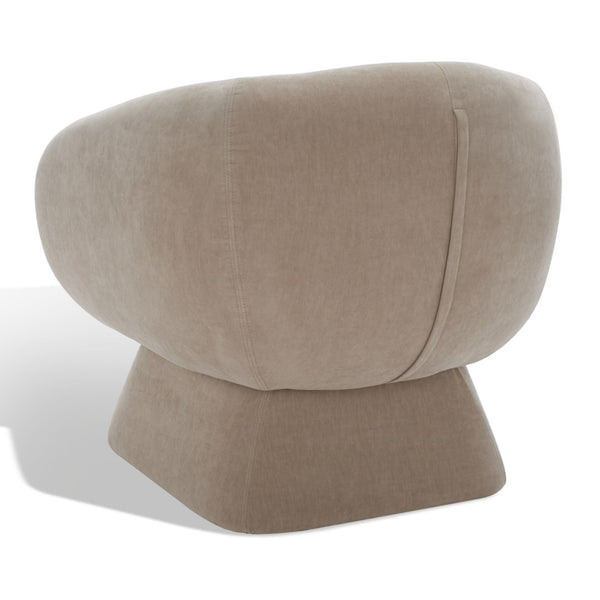 Kiana Modern Accent Chair - Elegant Tub Design with Angled Base for Chic Sophistication in Any Space