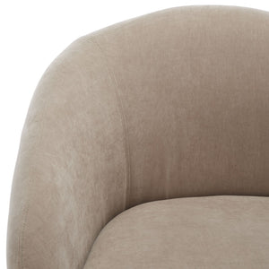 Kiana Modern Accent Chair - Elegant Tub Design with Angled Base for Chic Sophistication in Any Space