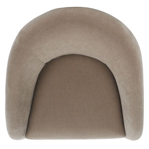 Kiana Modern Accent Chair - Elegant Tub Design with Angled Base for Chic Sophistication in Any Space