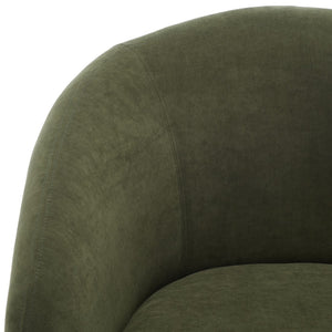 Kiana Modern Accent Chair - Elegant Tub Design with Angled Base for Chic Sophistication in Any Space