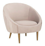 Razia Channel Tufted Tub Chair