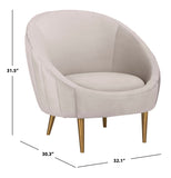 Razia Channel Tufted Tub Chair