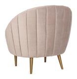 Razia Channel Tufted Tub Chair