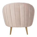 Razia Channel Tufted Tub Chair