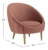 Razia Channel Tufted Tub Chair