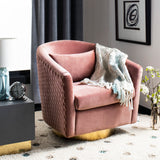 Clara Quilted Swivel Tub Chair