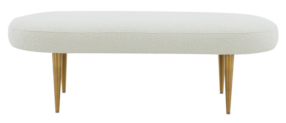 Safavieh Corinne Velvet Oval Bench SFV4704G