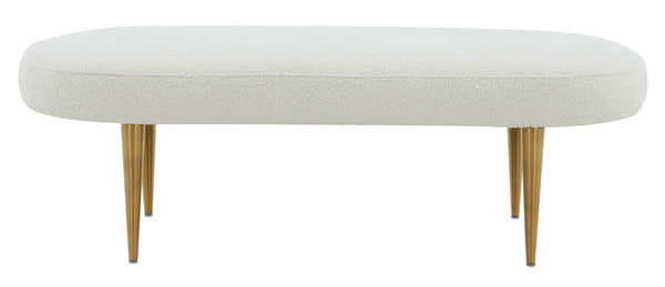 Safavieh Corinne Velvet Oval Bench SFV4704G