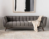 Onyx Mid-Century Tufted Sofa