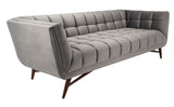 Onyx Mid-Century Tufted Sofa
