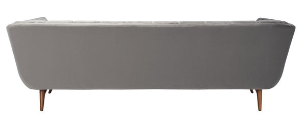 Onyx Luxurious Mid-Century Tufted Velvet Sofa in Slate Grey - Stylish Comfort for Chic Spaces