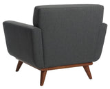 Opal Linen Tufted Arm Chair