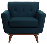 Opal Linen Tufted Arm Chair